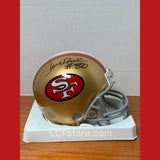 Jerry Rice Signed Mini Helmet