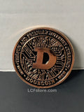 Alloy Plated Commemorative Limited Edition DogeCoin
