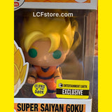 Dragon Ball Z Super Saiyan Goku GITD Entertainment Earth Exclusive POP!