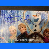 Disney Frozen 8x10 Photo signed by Idina Menzel and Jonathan Groff.