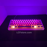 RGB Underglow White Custom Keyboard