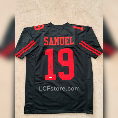 Deebo Samuel Signed 49ers Black Jersey (JSA COA) San Francisco Wide Receiver