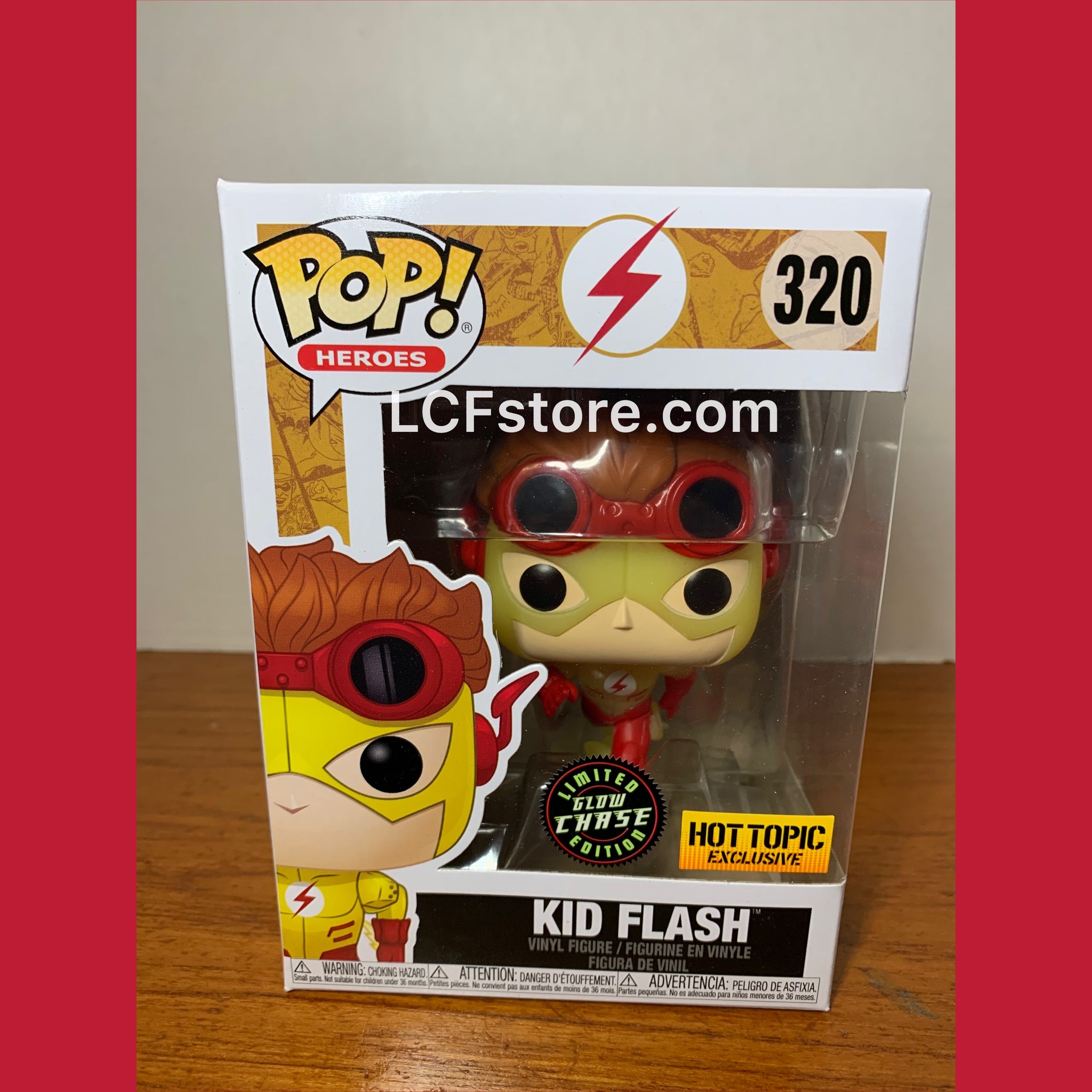Funko Toys Funko Pop De Kid Flash Flash Funko Pop Glow In The Dark