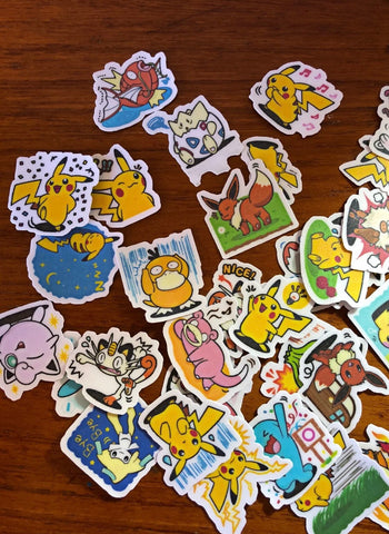 Lot of 40 Pokémon Stickers