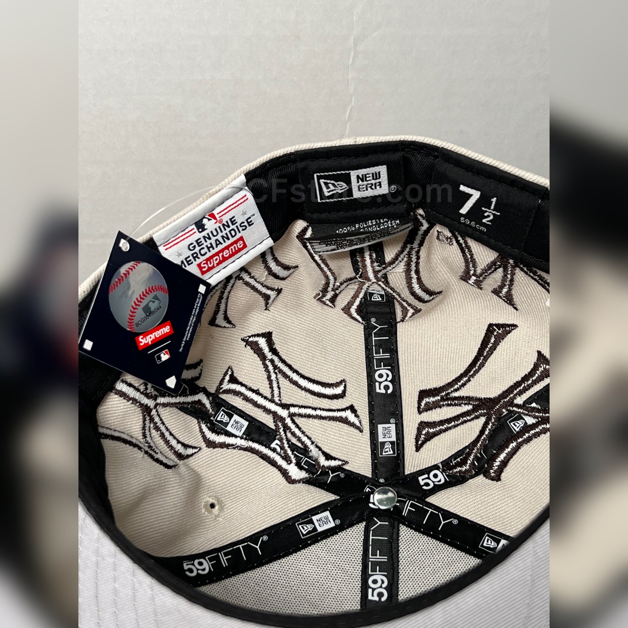 【本物保証 /関税・送料無料】Supreme New York Yankees org.jpg