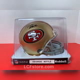 San Francisco 49ers George Kittle signed Mini Helmet