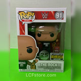 The Rock with Championship Belt Entertainment Earth Exclusive Funko POP!