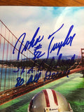 San Francisco 49ers John Taylor autograph 11x14 photo