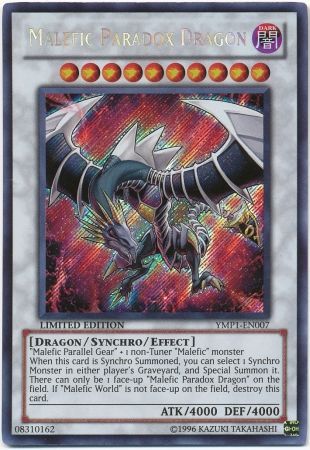 Malefic Paradox Dragon - YMP1-EN007 - Secret Rare