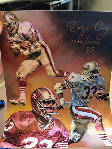 San Francisco 49ers Roger Craig autograph 11x14 photo